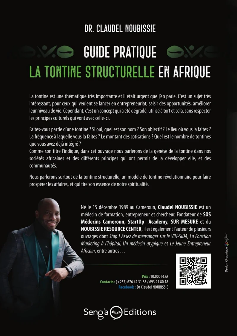 Quatrième de couverture de Guide pratique de la tontine structurelle en Afrique