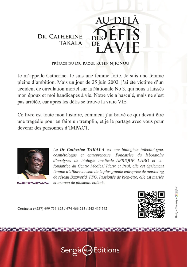 Quatrième de couverture de Au-delà des défis de la vie