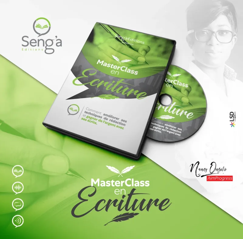 Support officiel de la Masterclass en écriture de Seng’a, avec Nancy ONGOLO
